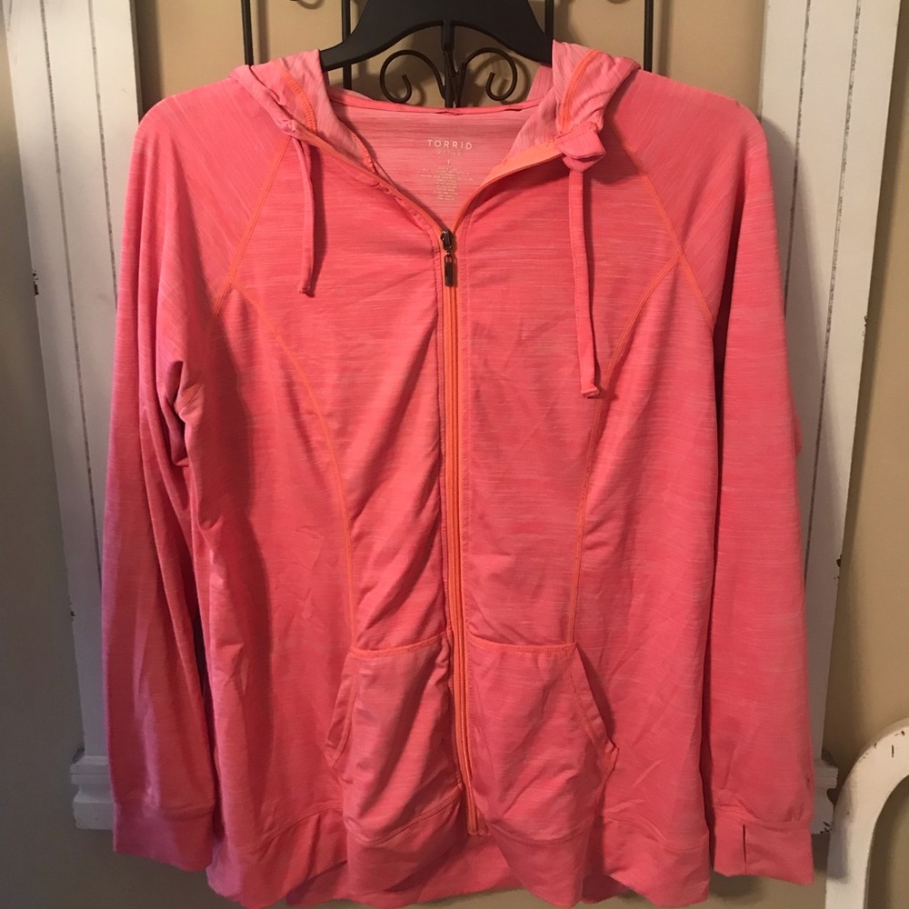 Torrid Active zip up hoodie size 1 or 14